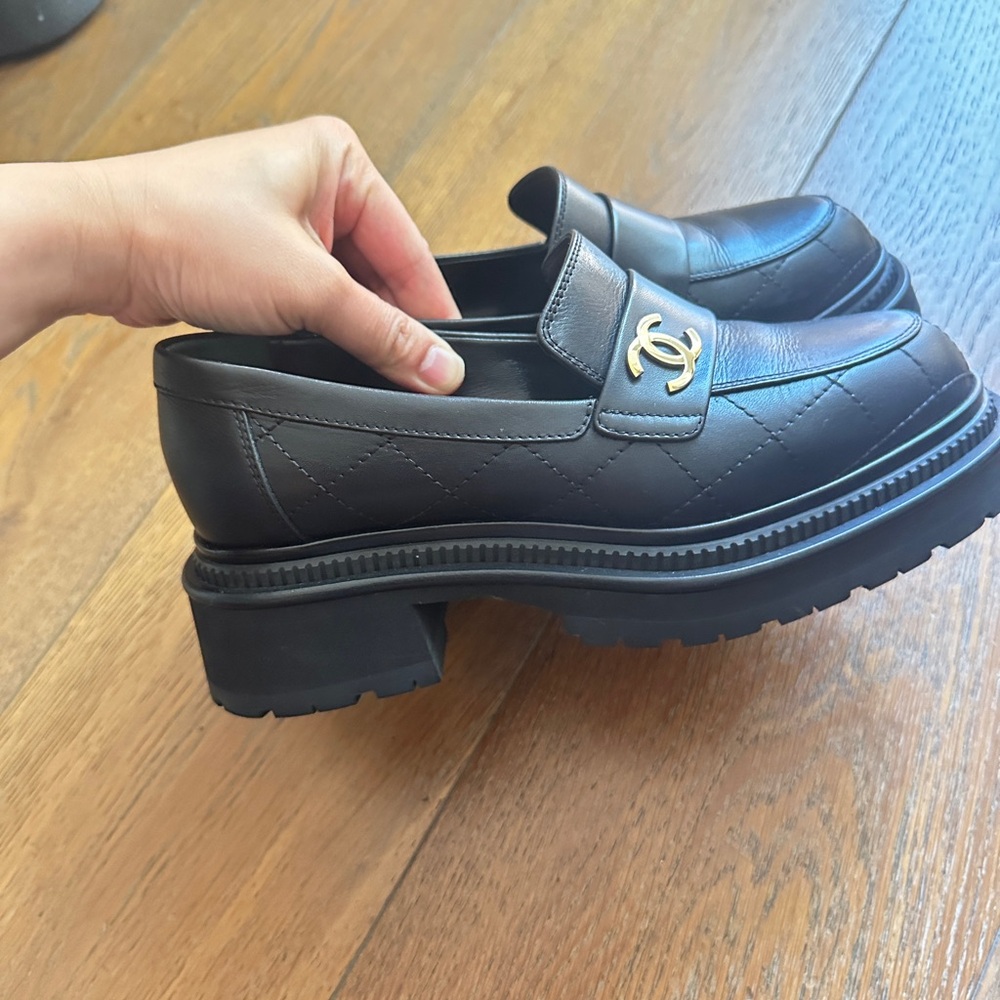 Chanel 24c platform loafer